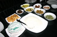 Chicken Curry and dessert, the Curd